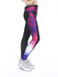 Maxi Skinny Patchwork Polyester Star Leggings (Style V102063)