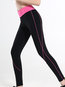 Ankle Length Sexy Patchwork Polyester Plain Leggings (Style V102070)