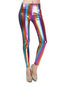 Ankle Length Skinny Pattern Polyester Floral Leggings (Style V102102)