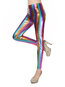 Ankle Length Skinny Pattern Polyester Floral Leggings (Style V102102)