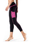 Ankle Length Skinny Fashion Polyester Color Block Leggings (Style V102105)
