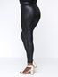 Ankle Length Skinny Sexy Pu Leather Plain Leggings (Style V102117)