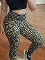 Ankle Length Skinny Sexy Nylon Floral Leggings (Style V102137)