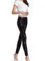 Ankle Length Skinny Sexy Sequin Polyester Leggings (Style V102140)