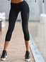 Mid-Calf Skinny Sexy See-Through Polyester Leggings (Style V102172)