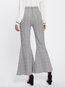 Ankle Length Skinny Pattern Polyester Plaid Pants (Style V102178)