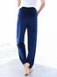 Ankle Length Loose Elegant Velvet Plain Pants (Style V102182)