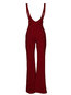 Ankle Length Loose Date Night Zipper Cotton Pants (Style V102184)