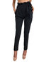 Loose Date Night Bow Cotton Plain Pants (Style V102185)