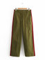 Ankle Length Date Night Pockets Polyester Plain Pants (Style V102188)