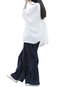Ankle Length Loose Elegant Pockets Plain Pants (Style V102195)