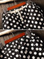 Ankle Length Slim Pattern Cotton Polka Dot Pants (Style V102198)