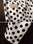 Ankle Length Slim Pattern Cotton Polka Dot Pants (Style V102198)