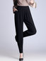 Ankle Length Slim Date Night Pockets Chiffon Pants (Style V102202)