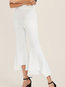 Ankle Length Slim Elegant Polyester Plain Pants (Style V102205)