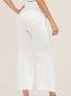Ankle Length Slim Elegant Polyester Plain Pants (Style V102205)