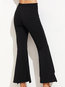 Ankle Length Slim Elegant Polyester Plain Pants (Style V102205)