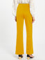 Ankle Length Slim Office Button Polyester Pants (Style V102208)