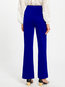 Ankle Length Slim Office Button Polyester Pants (Style V102208)