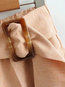 Ankle Length Loose Office Belt Plain Pants (Style V102211)