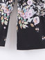 Ankle Length Loose Elegant Pattern Polyester Pants (Style V102217)