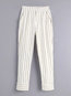 Ankle Length Elegant Pattern Polyester Striped Pants (Style V102219)