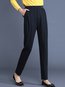 Ankle Length Elegant Pattern Cotton Striped Pants (Style V102231)