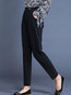 Ankle Length Elegant Pattern Cotton Striped Pants (Style V102231)