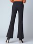 Ankle Length Slim Office Pockets Polyester Pants (Style V102236)
