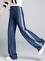 Ankle Length Loose Elegant Pockets Milk Fiber Pants (Style V102240)