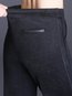 Ankle Length Slim Office Button Plain Pants (Style V102241)