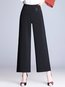 Ankle Length Elegant Belt Polyester Plain Pants (Style V102263)