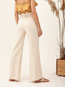 Ankle Length Loose Office Polyester Plain Pants (Style V102265)