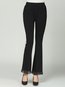 Ankle Length Slim Office Pockets Plain Pants (Style V102269)