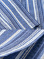 Ankle Length Elegant Belt Polyester Striped Pants (Style V102273)