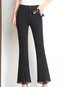 Maxi Loose Office Button Lace Pants (Style V102280)