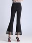 Ankle Length Loose Slow Life Tassel Plain Pants (Style V102285)