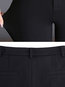 Maxi Slim Belt Polyester Plain Pants (Style V102296)