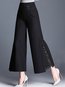 Ankle Length Loose Lace Polyester Plain Pants (Style V102297)