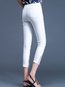 Ankle Length Pencil Hollow Out Polyester Plain Pants (Style V102299)