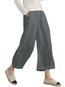 Maxi Loose Elegant Pockets Linen Pants (Style V102307)