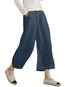 Maxi Loose Elegant Pockets Linen Pants (Style V102307)