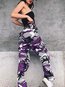 Ankle Length Loose Fashion Pattern Camouflage Pants (Style V102350)