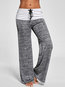 Maxi Loose Elegant Patchwork Color Block Pants (Style V102377)