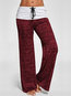 Maxi Loose Elegant Patchwork Color Block Pants (Style V102377)
