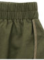 Ankle Length Loose Stringy Selvedge Cotton Plain Pants (Style V102392)