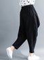 Ankle Length Fashion Pockets Linen Plain Pants (Style V102396)