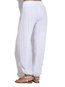 Maxi Slow Life Button Cotton Plain Pants (Style V102410)