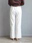 Maxi Loose Slow Life Linen Plain Pants (Style V102411)