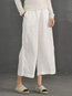 Maxi Loose Slow Life Linen Plain Pants (Style V102411)